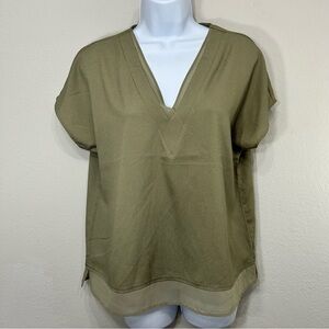 DKNY Top‎  Short Sleeve with V-Neck Size S